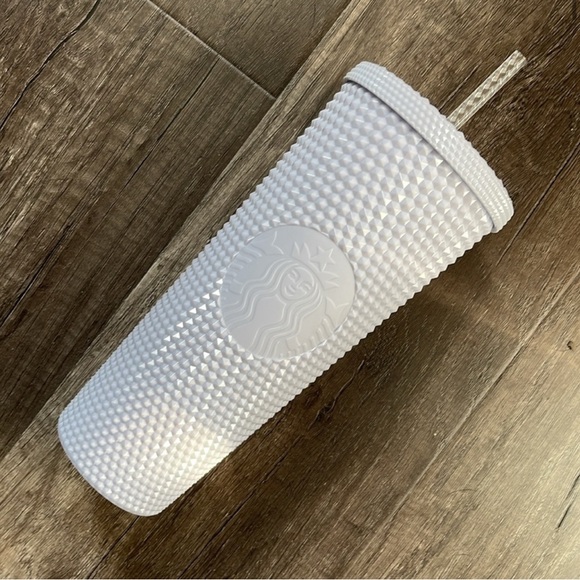 NWT Starbucks Venti White Bling Studded - Picture 4 of 6